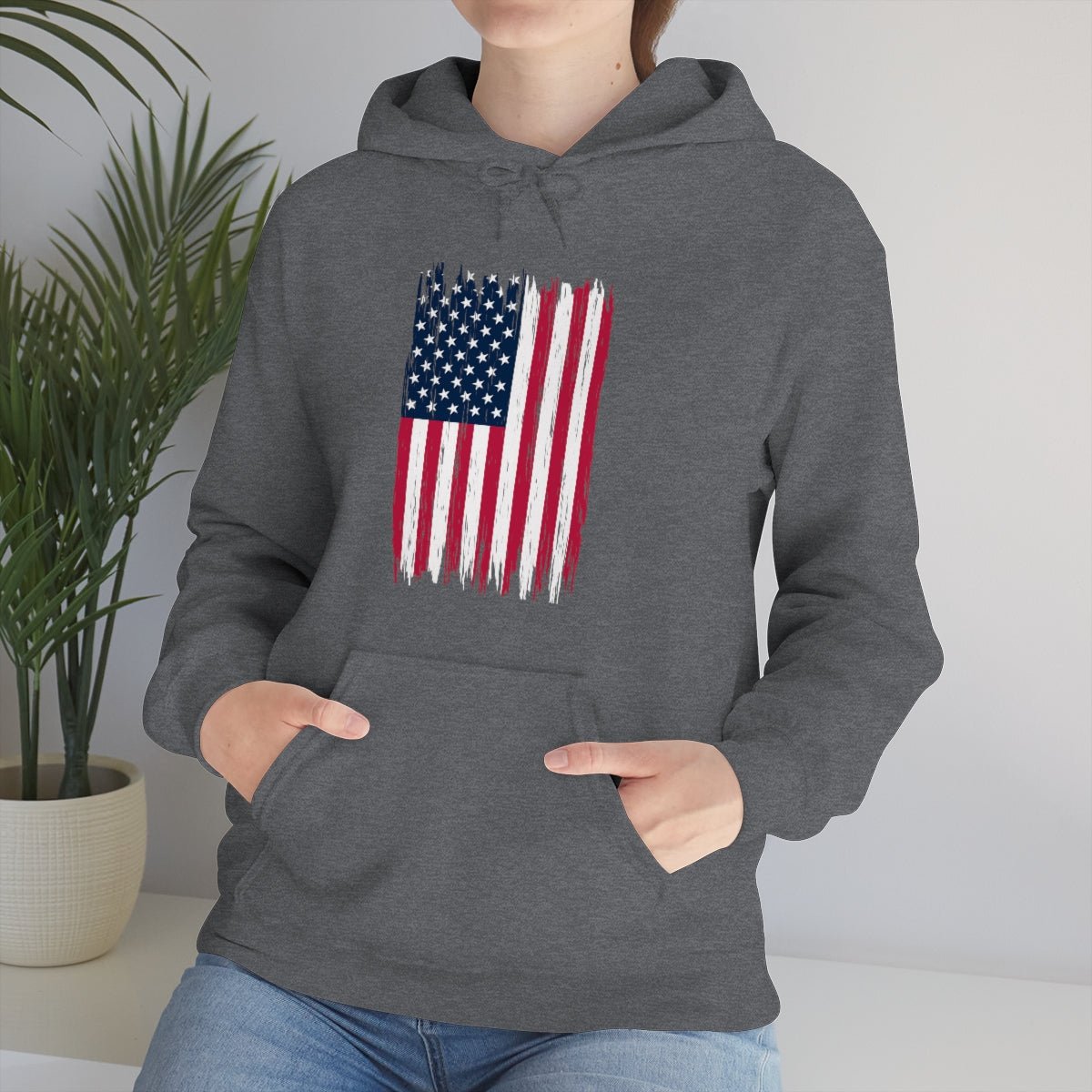 American Flag Patriotic 4th of July Independence Day Hoodie - We Love Your Gift