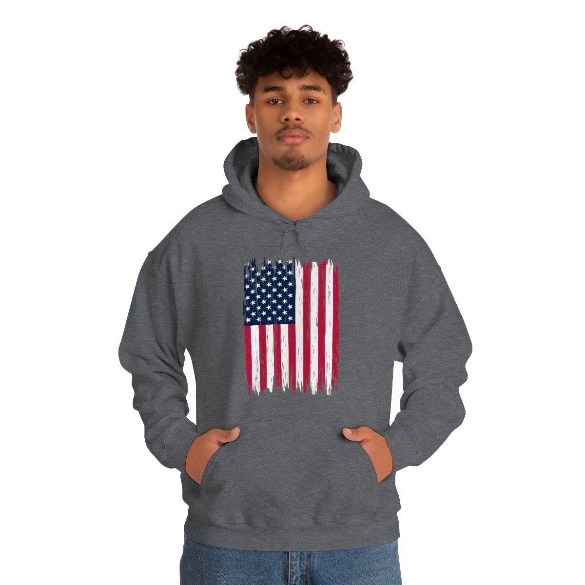 American Flag Patriotic 4th of July Independence Day Hoodie - We Love Your Gift