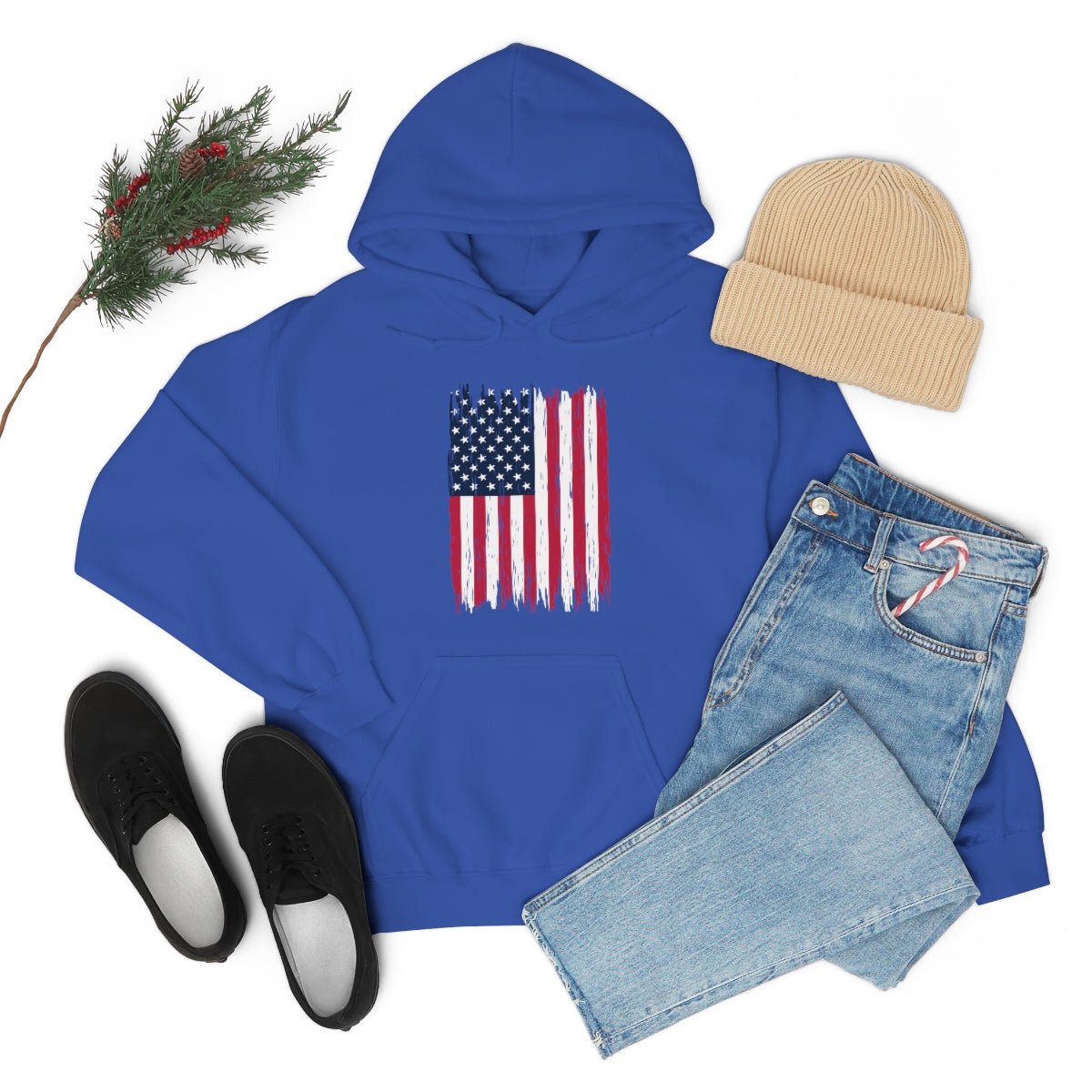 American Flag Patriotic 4th of July Independence Day Hoodie - We Love Your Gift