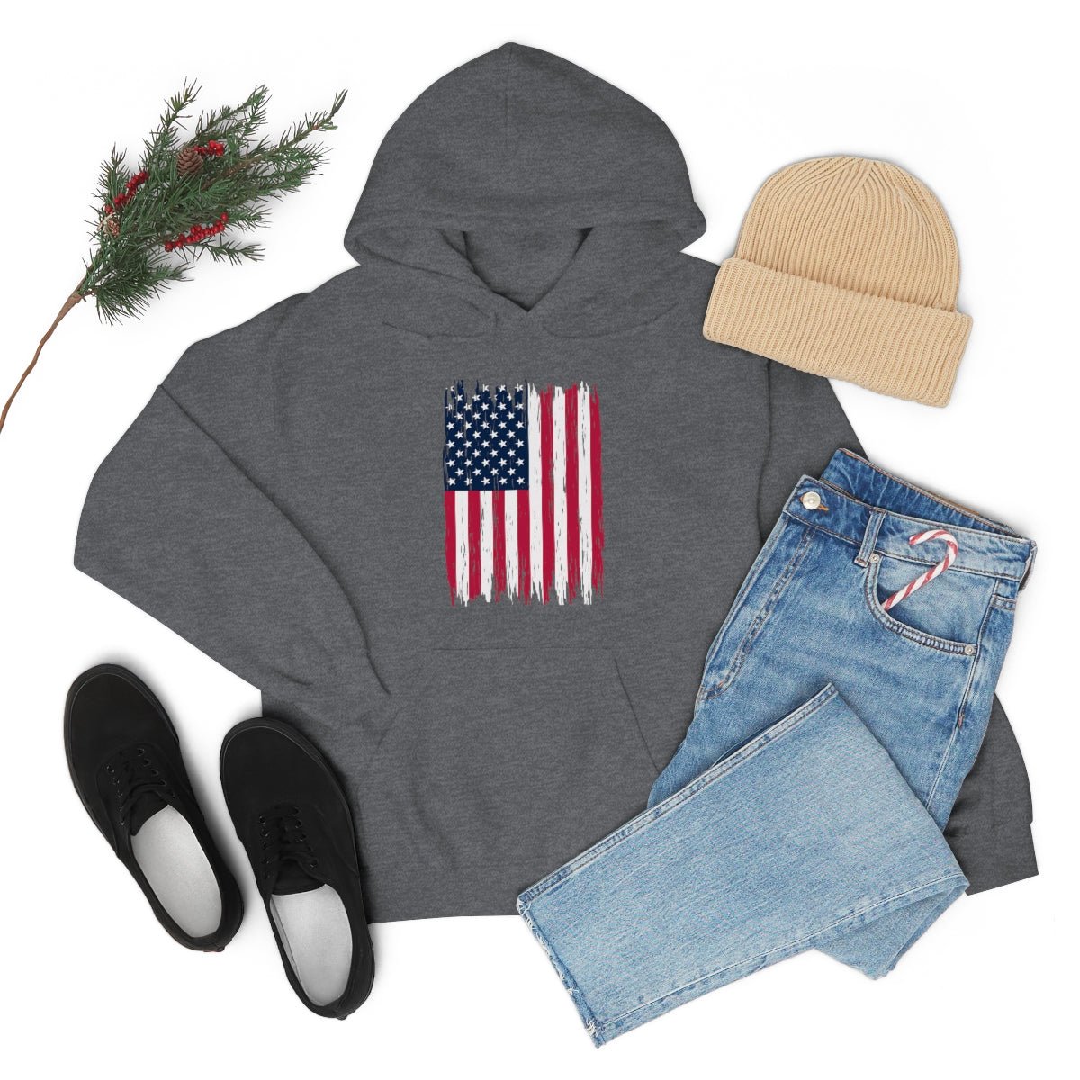 American Flag Patriotic 4th of July Independence Day Hoodie - We Love Your Gift