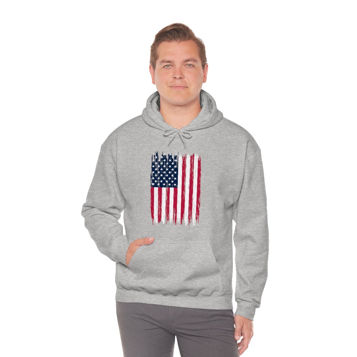 American Flag Patriotic 4th of July Independence Day Hoodie - We Love Your Gift