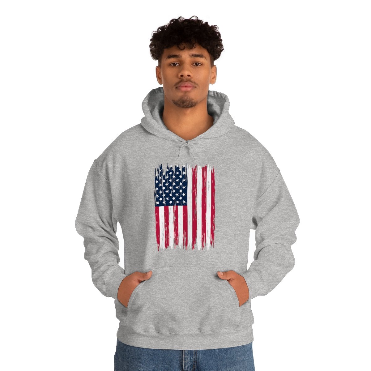 American Flag Patriotic 4th of July Independence Day Hoodie - We Love Your Gift