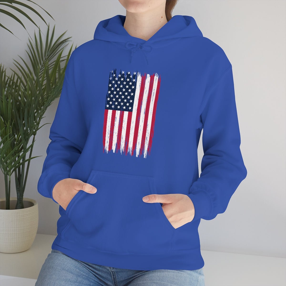 American Flag Patriotic 4th of July Independence Day Hoodie - We Love Your Gift