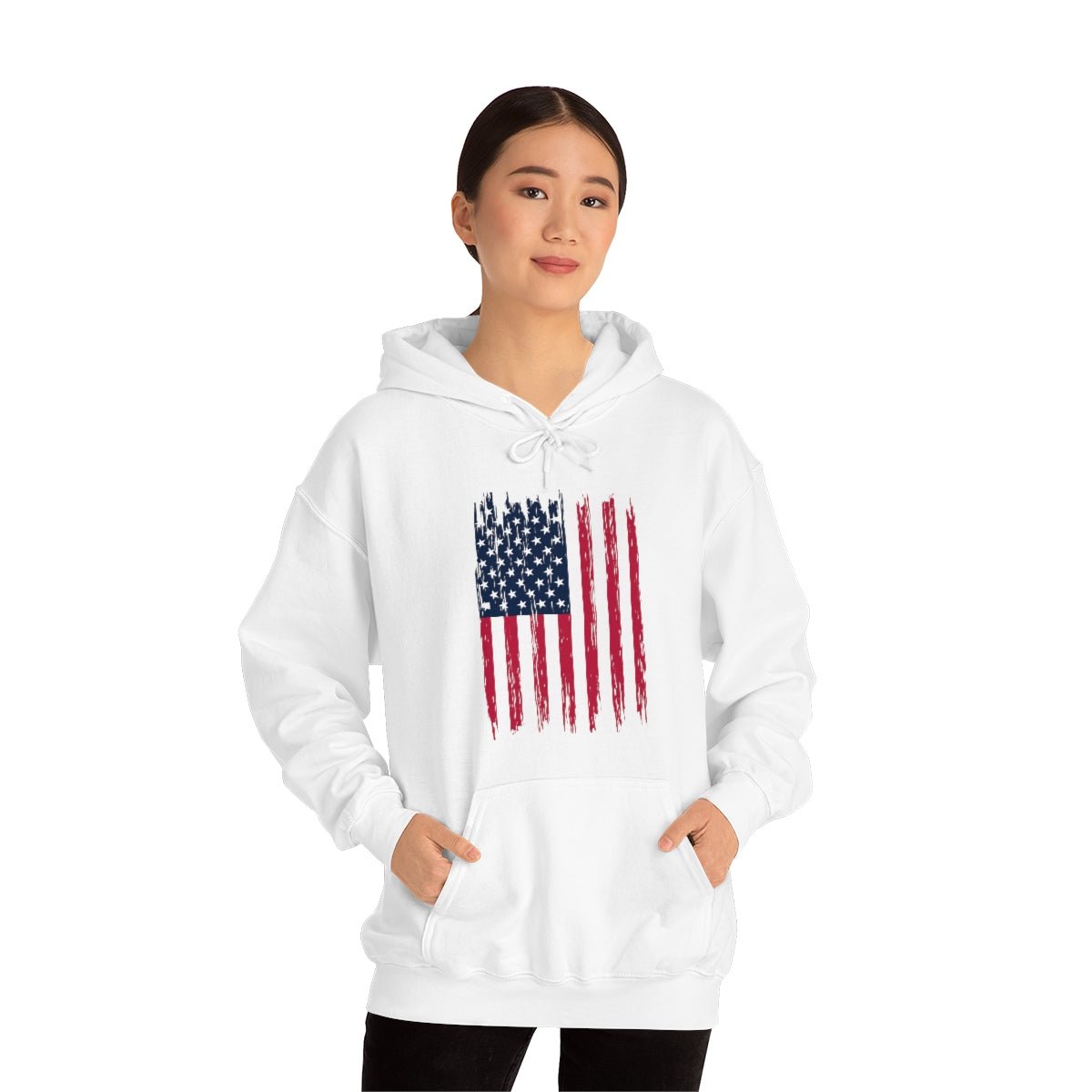 American Flag Patriotic 4th of July Independence Day Hoodie - We Love Your Gift