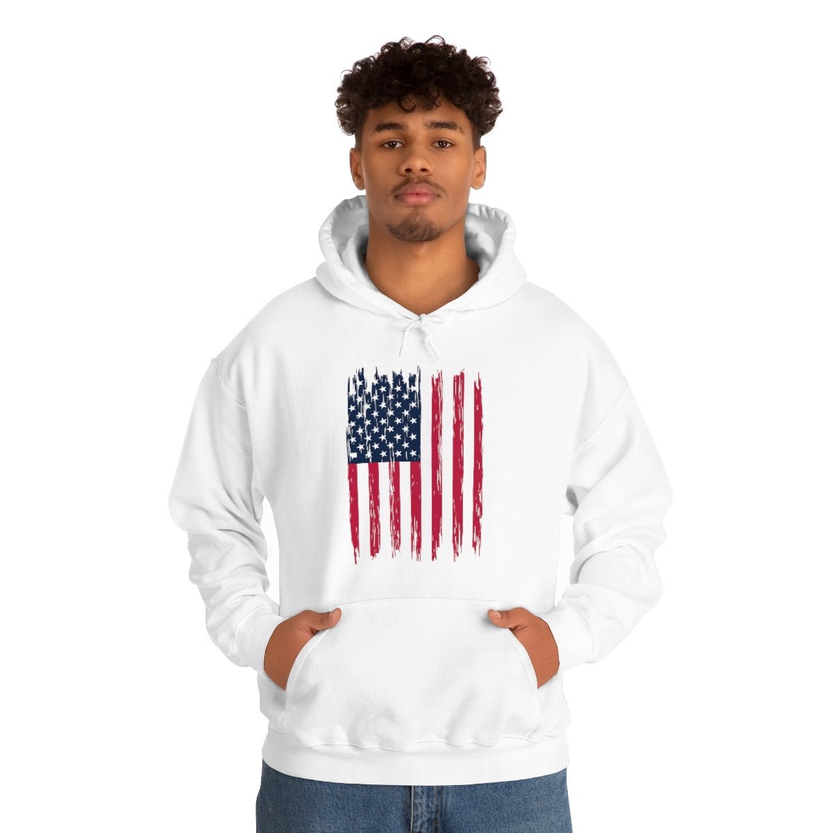 American Flag Patriotic 4th of July Independence Day Hoodie - We Love Your Gift