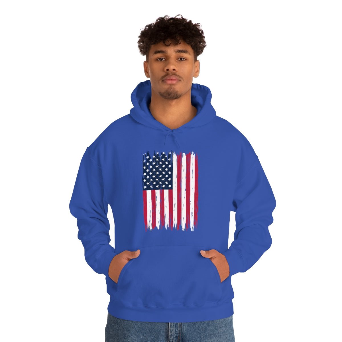 American Flag Patriotic 4th of July Independence Day Hoodie - We Love Your Gift