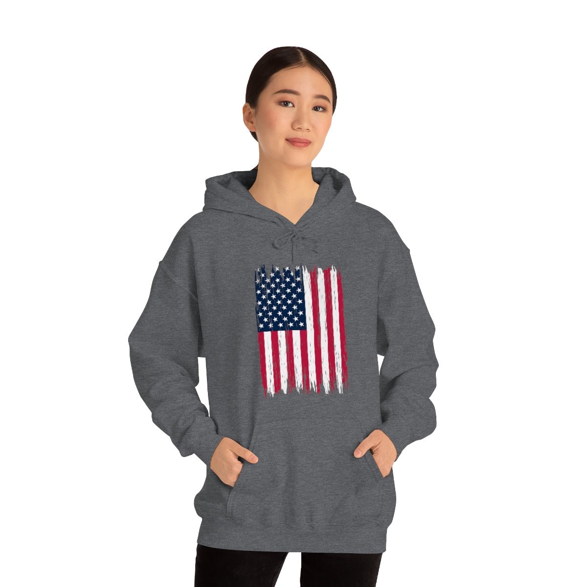 American Flag Patriotic 4th of July Independence Day Hoodie - We Love Your Gift