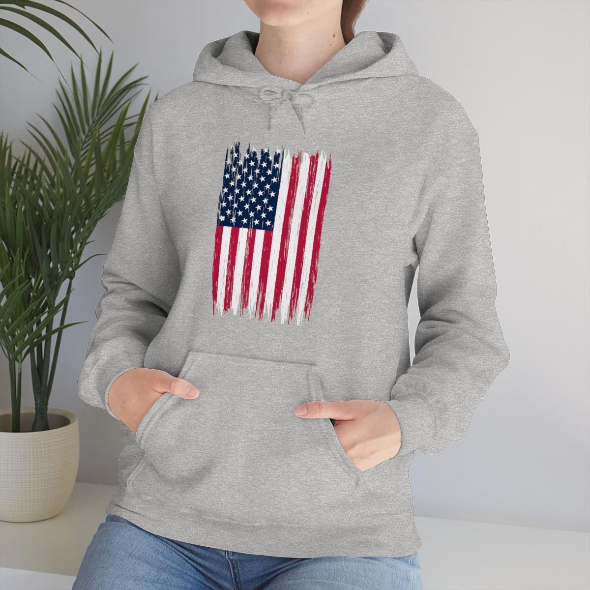 American Flag Patriotic 4th of July Independence Day Hoodie - We Love Your Gift