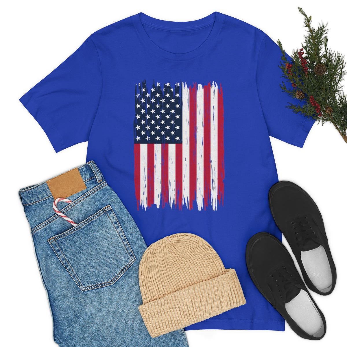 American Flag Patriotic 4th of July Independence Day Tshirt - We Love Your Gift