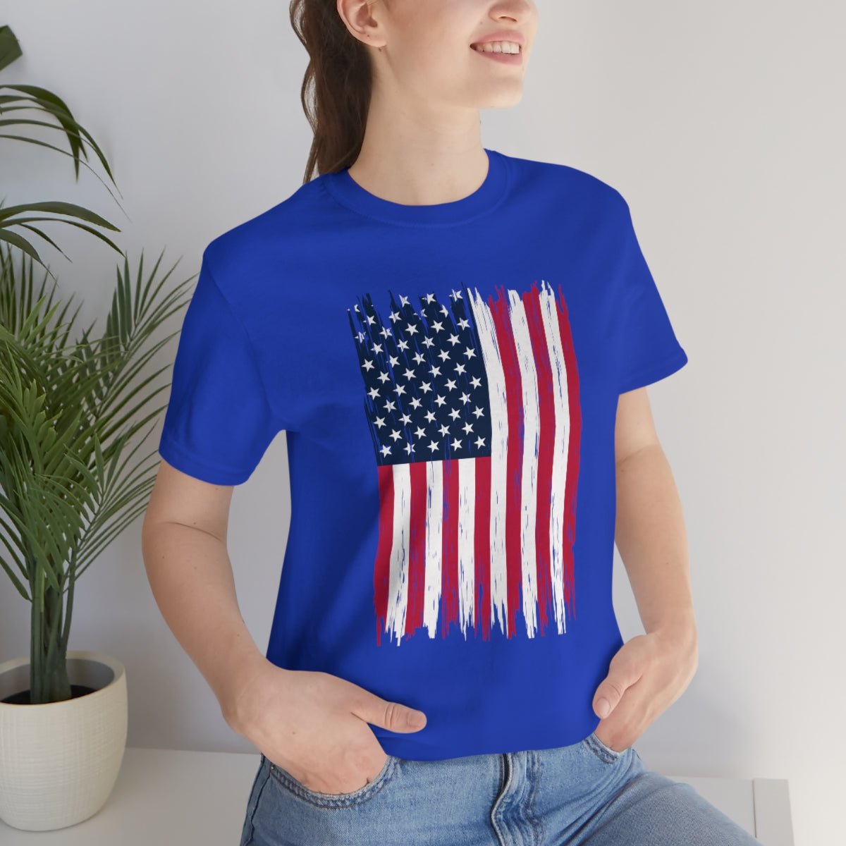 American Flag Patriotic 4th of July Independence Day Tshirt - We Love Your Gift