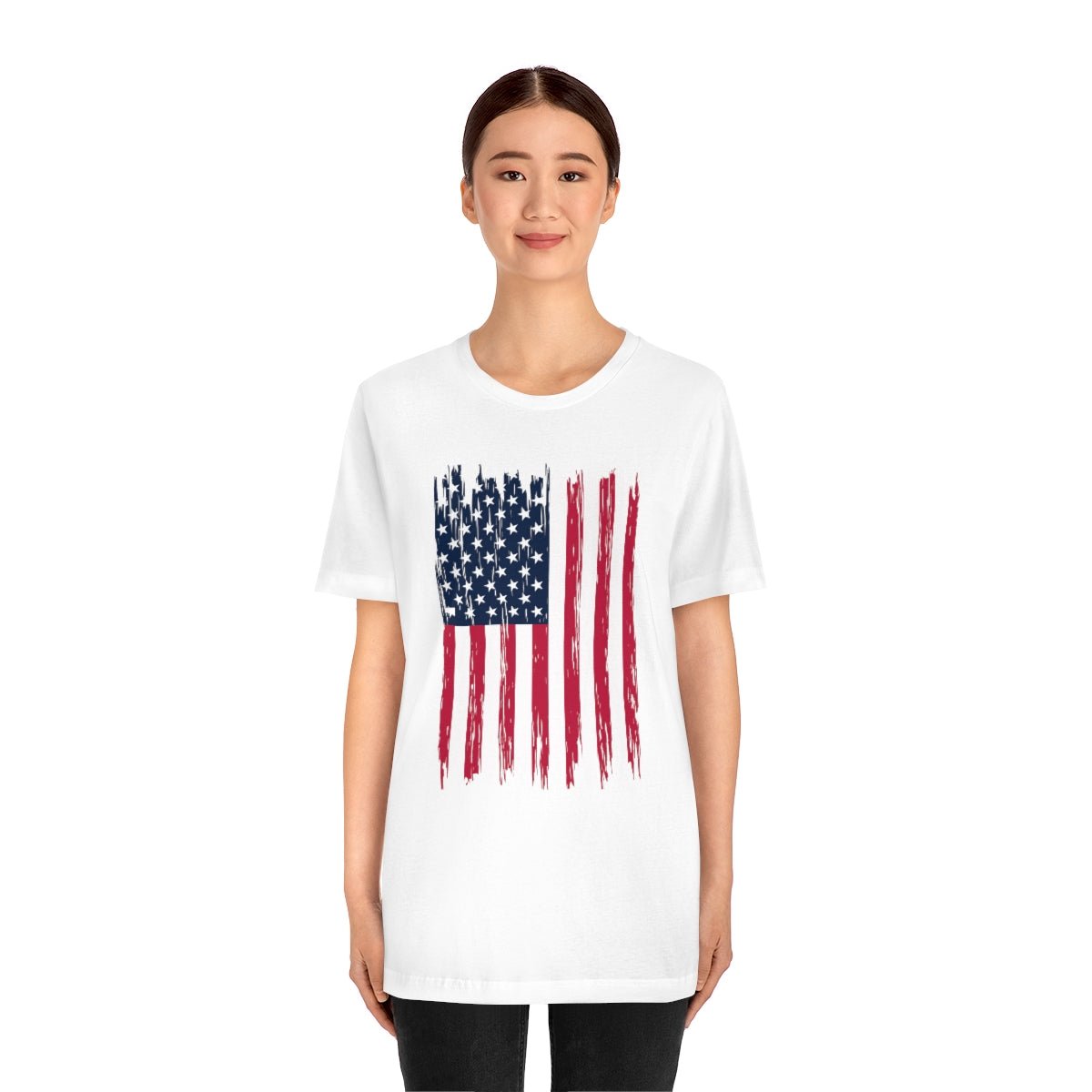 American Flag Patriotic 4th of July Independence Day Tshirt - We Love Your Gift