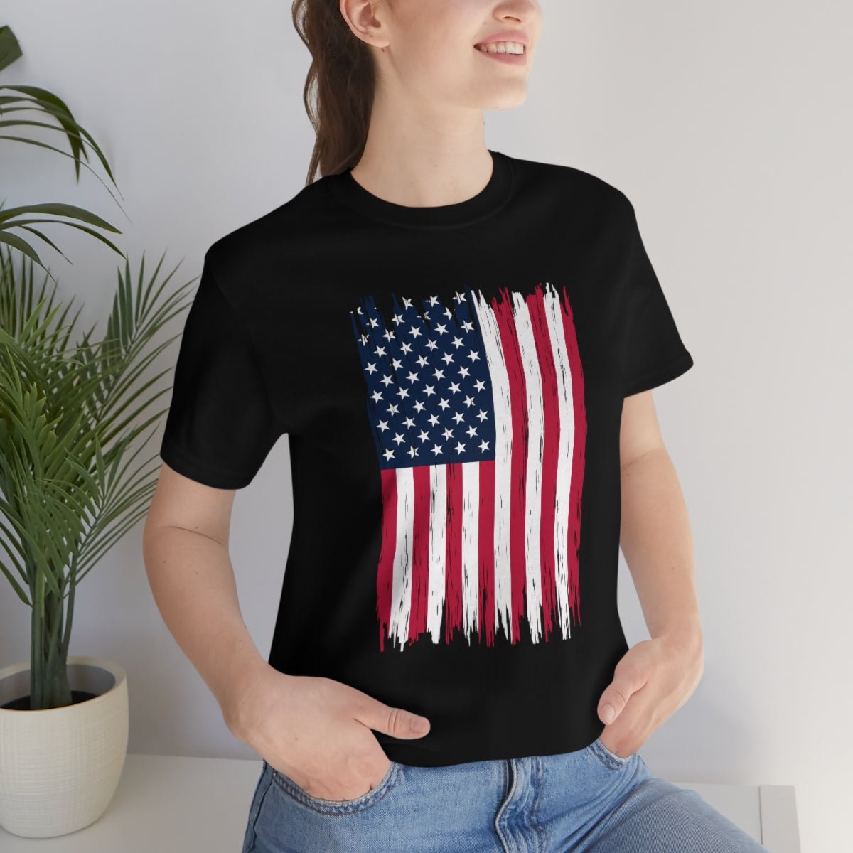 American Flag Patriotic 4th of July Independence Day Tshirt - We Love Your Gift