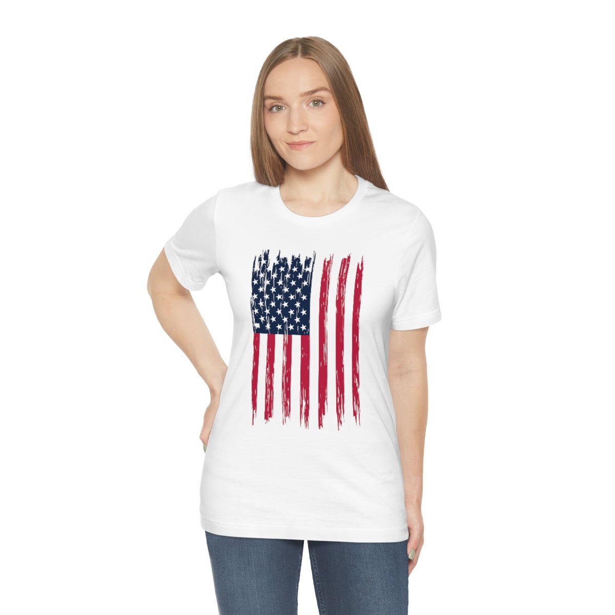 American Flag Patriotic 4th of July Independence Day Tshirt - We Love Your Gift