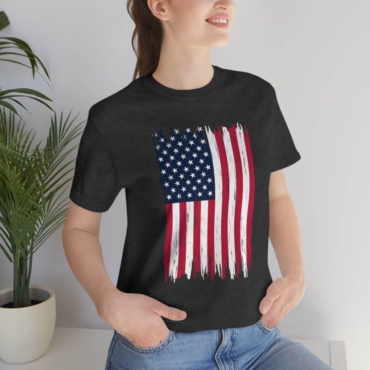 American Flag Patriotic 4th of July Independence Day Tshirt - We Love Your Gift