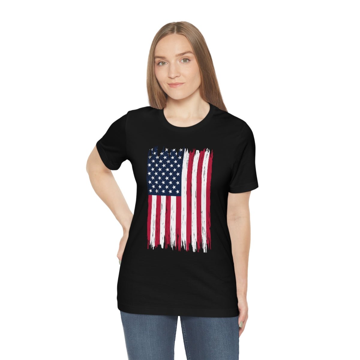 American Flag Patriotic 4th of July Independence Day Tshirt - We Love Your Gift