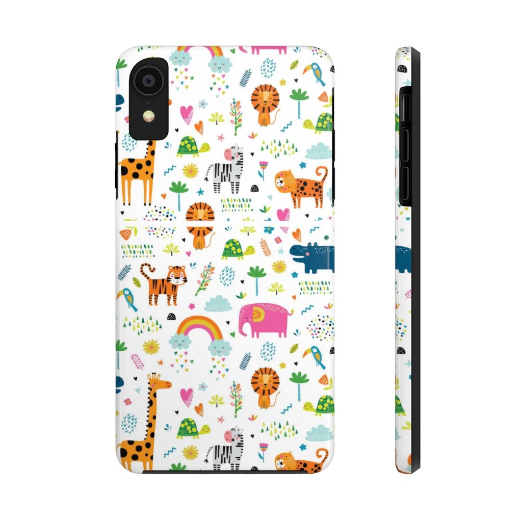 Animal Kingdom Tough Phone Case - Super-Cute & Impact Resistant for iPhones & Samsung - We Love Your Gift