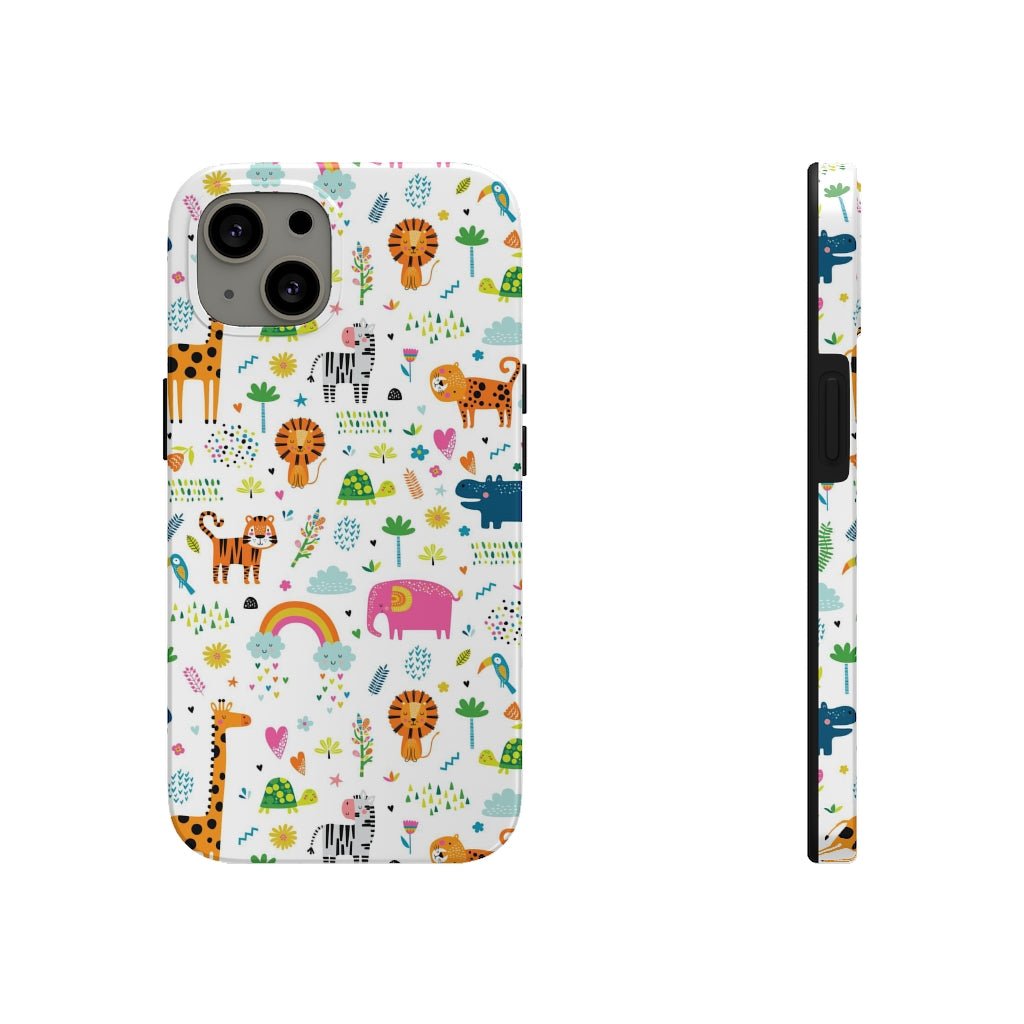 Animal Kingdom Tough Phone Case - Super-Cute & Impact Resistant for iPhones & Samsung - We Love Your Gift