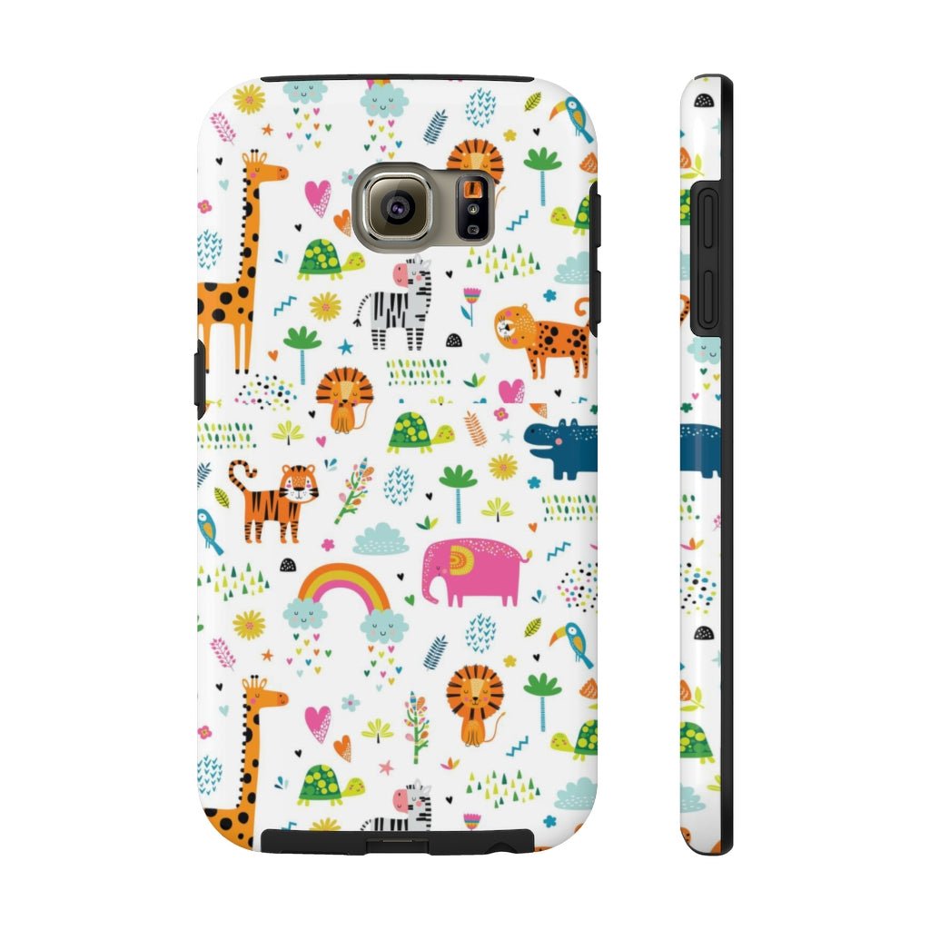 Animal Kingdom Tough Phone Case - Super-Cute & Impact Resistant for iPhones & Samsung - We Love Your Gift