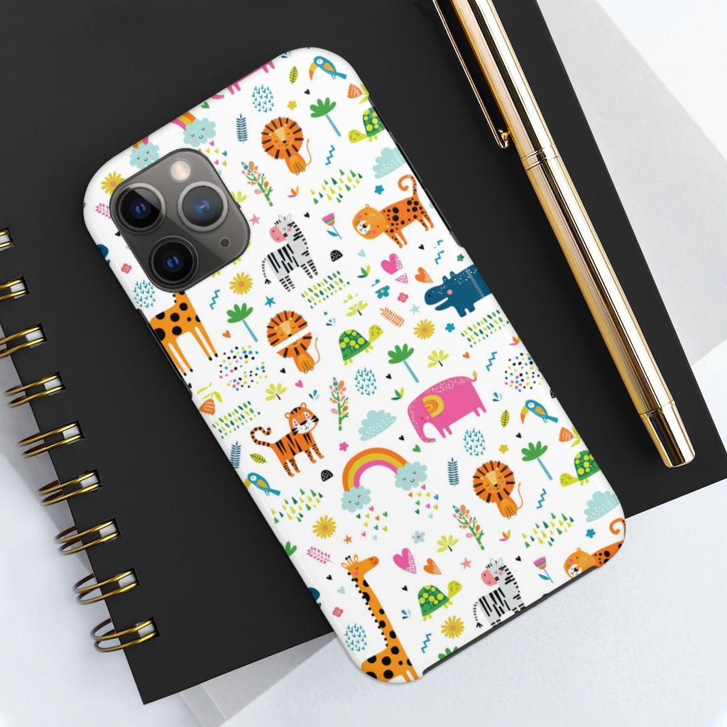 Animal Kingdom Tough Phone Case - Super-Cute & Impact Resistant for iPhones & Samsung - We Love Your Gift