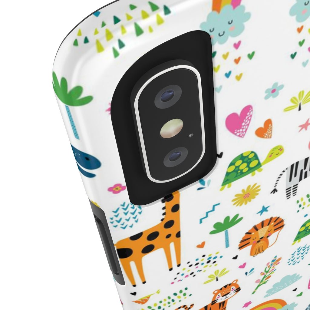 Animal Kingdom Tough Phone Case - Super-Cute & Impact Resistant for iPhones & Samsung - We Love Your Gift