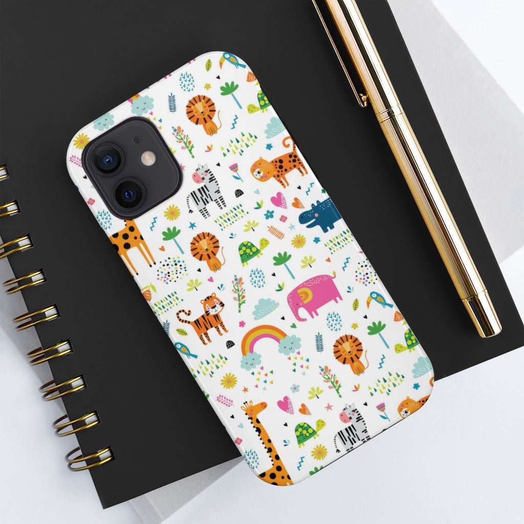 Animal Kingdom Tough Phone Case - Super-Cute & Impact Resistant for iPhones & Samsung - We Love Your Gift