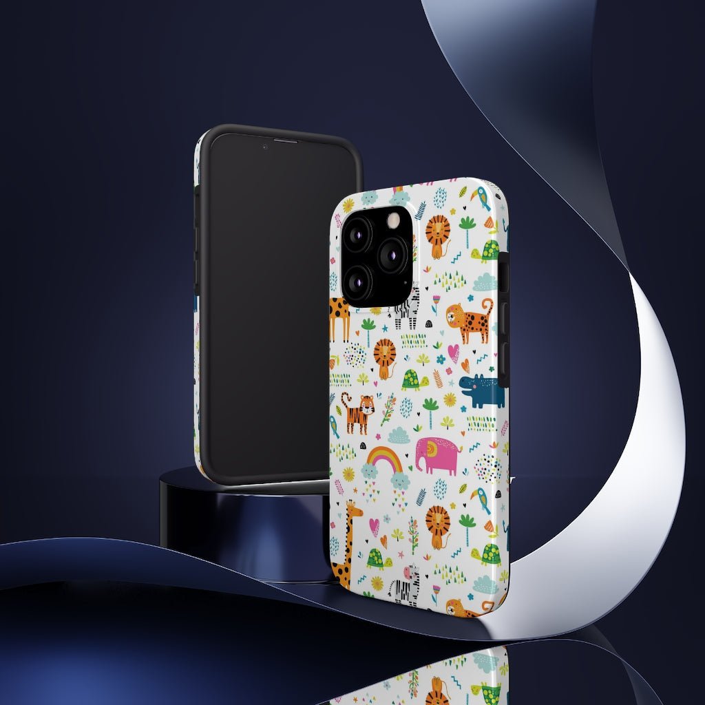 Animal Kingdom Tough Phone Case - Super-Cute & Impact Resistant for iPhones & Samsung - We Love Your Gift