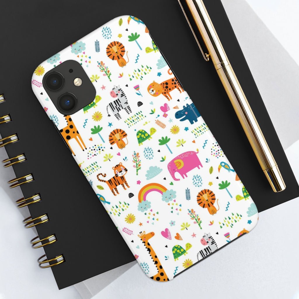 Animal Kingdom Tough Phone Case - Super-Cute & Impact Resistant for iPhones & Samsung - We Love Your Gift