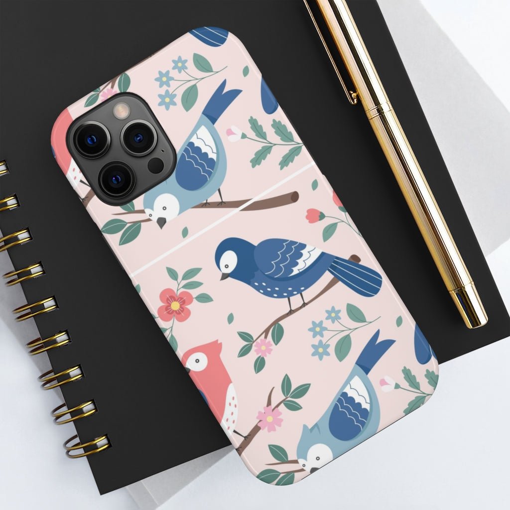 Beautiful Birds Tough Phone Case that's Super-Cute & Impact Resistant for iPhones & Samsung - We Love Your Gift