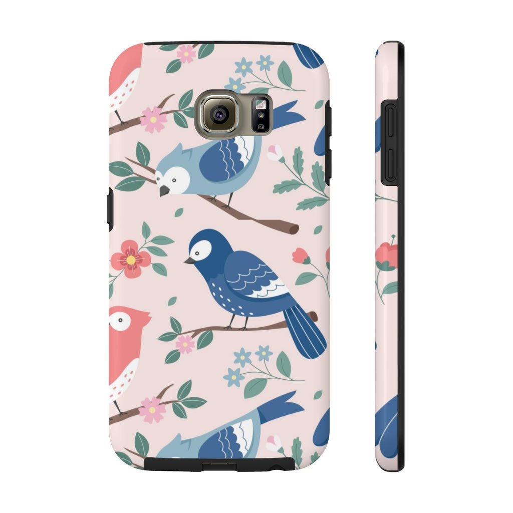 Beautiful Birds Tough Phone Case that's Super-Cute & Impact Resistant for iPhones & Samsung - We Love Your Gift