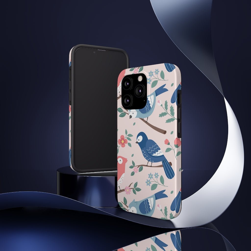 Beautiful Birds Tough Phone Case that's Super-Cute & Impact Resistant for iPhones & Samsung - We Love Your Gift