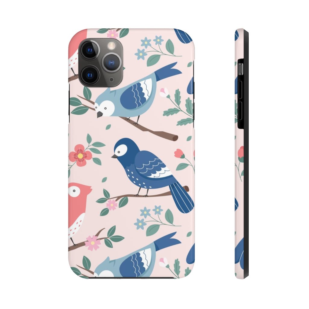 Beautiful Birds Tough Phone Case that's Super-Cute & Impact Resistant for iPhones & Samsung - We Love Your Gift