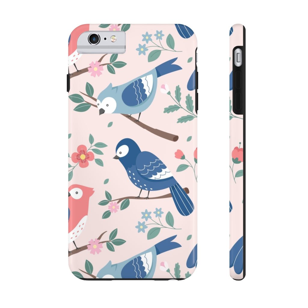 Beautiful Birds Tough Phone Case that's Super-Cute & Impact Resistant for iPhones & Samsung - We Love Your Gift