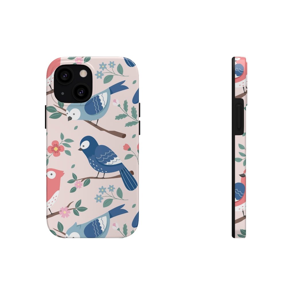 Beautiful Birds Tough Phone Case that's Super-Cute & Impact Resistant for iPhones & Samsung - We Love Your Gift