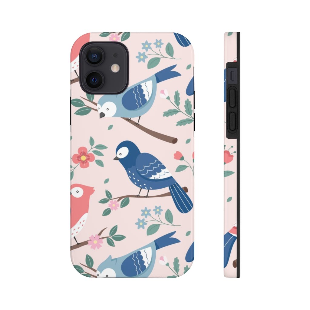 Beautiful Birds Tough Phone Case that's Super-Cute & Impact Resistant for iPhones & Samsung - We Love Your Gift