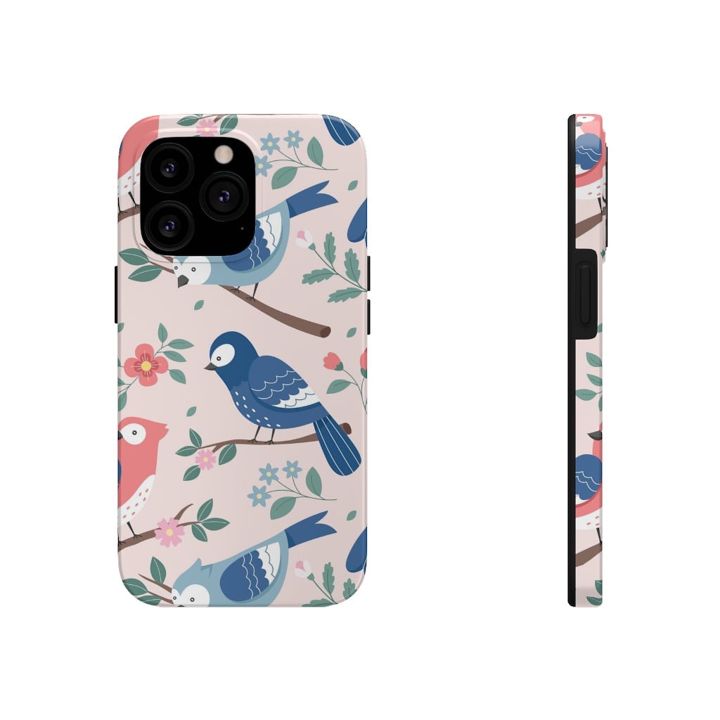 Beautiful Birds Tough Phone Case that's Super-Cute & Impact Resistant for iPhones & Samsung - We Love Your Gift