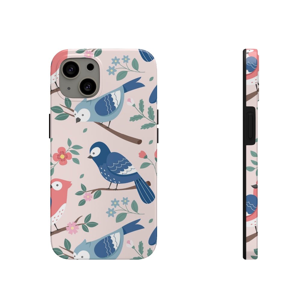 Beautiful Birds Tough Phone Case that's Super-Cute & Impact Resistant for iPhones & Samsung - We Love Your Gift