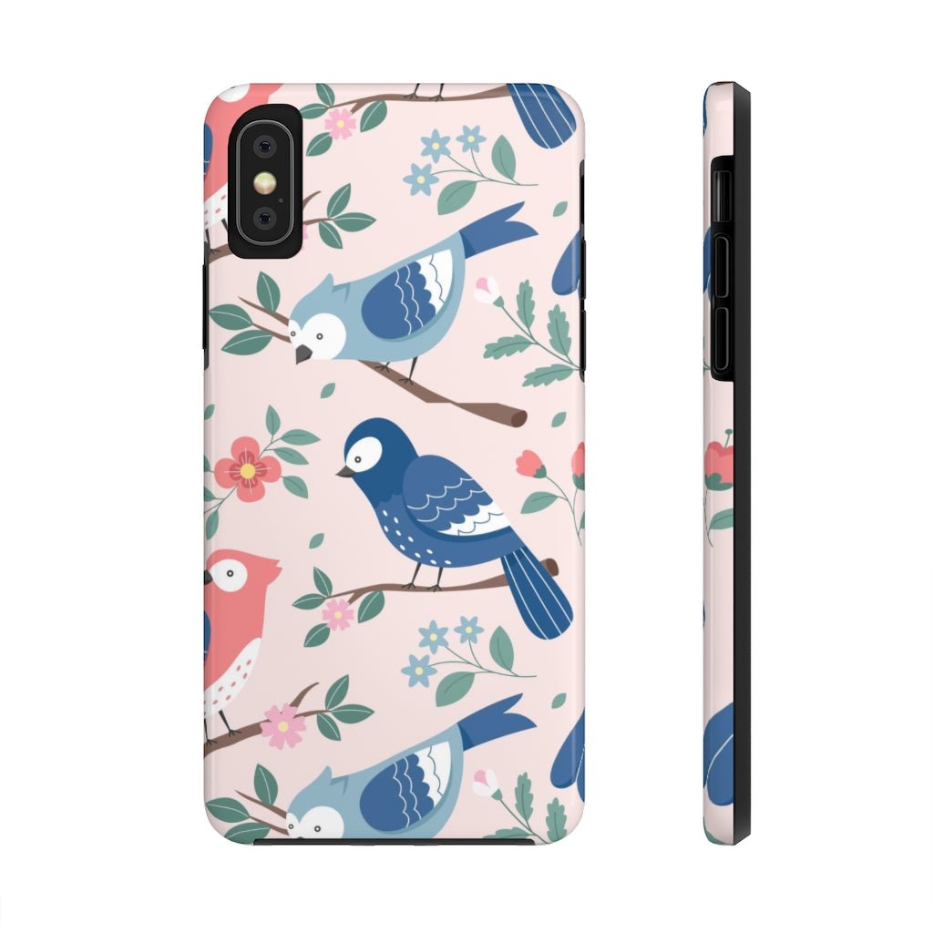 Beautiful Birds Tough Phone Case that's Super-Cute & Impact Resistant for iPhones & Samsung - We Love Your Gift