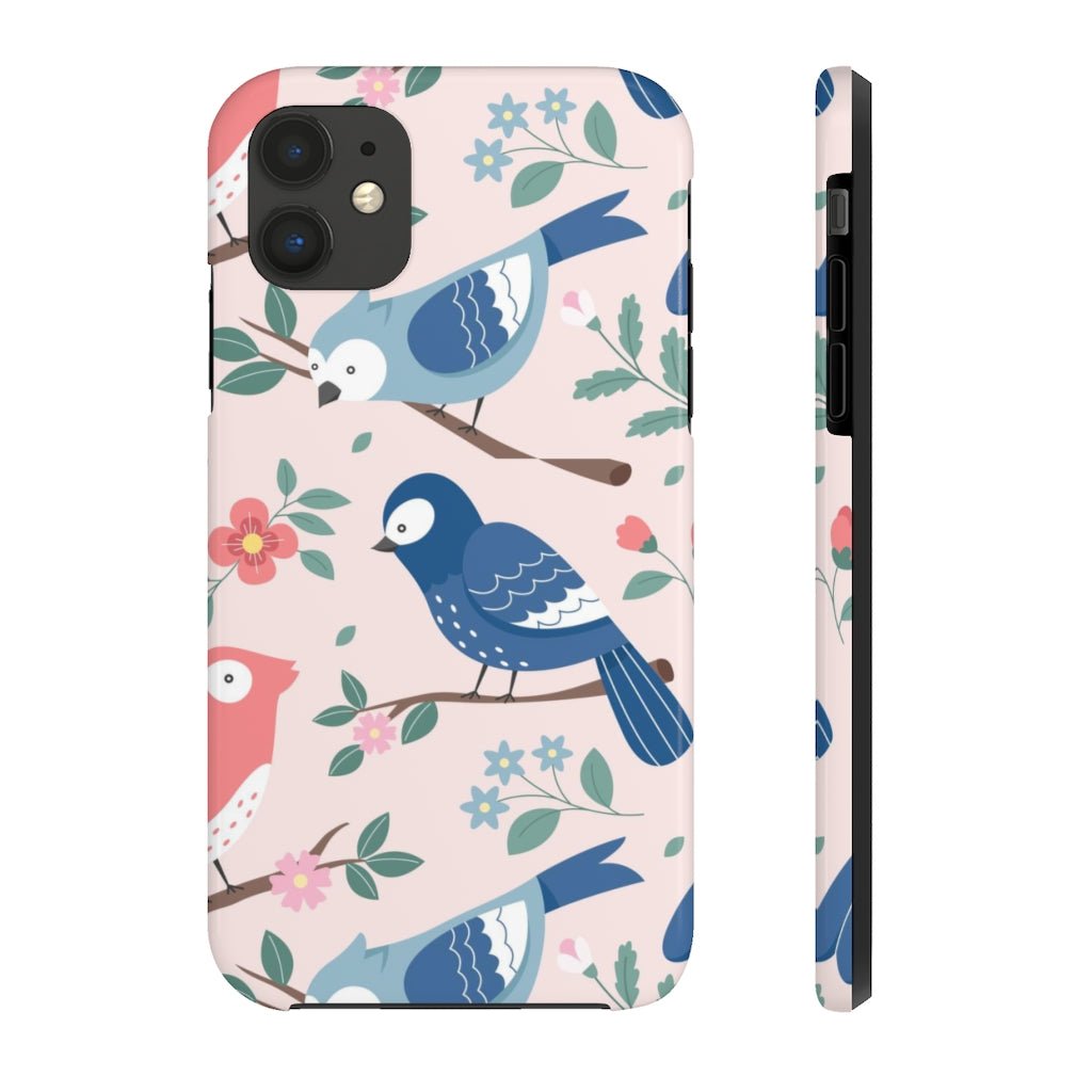 Beautiful Birds Tough Phone Case that's Super-Cute & Impact Resistant for iPhones & Samsung - We Love Your Gift