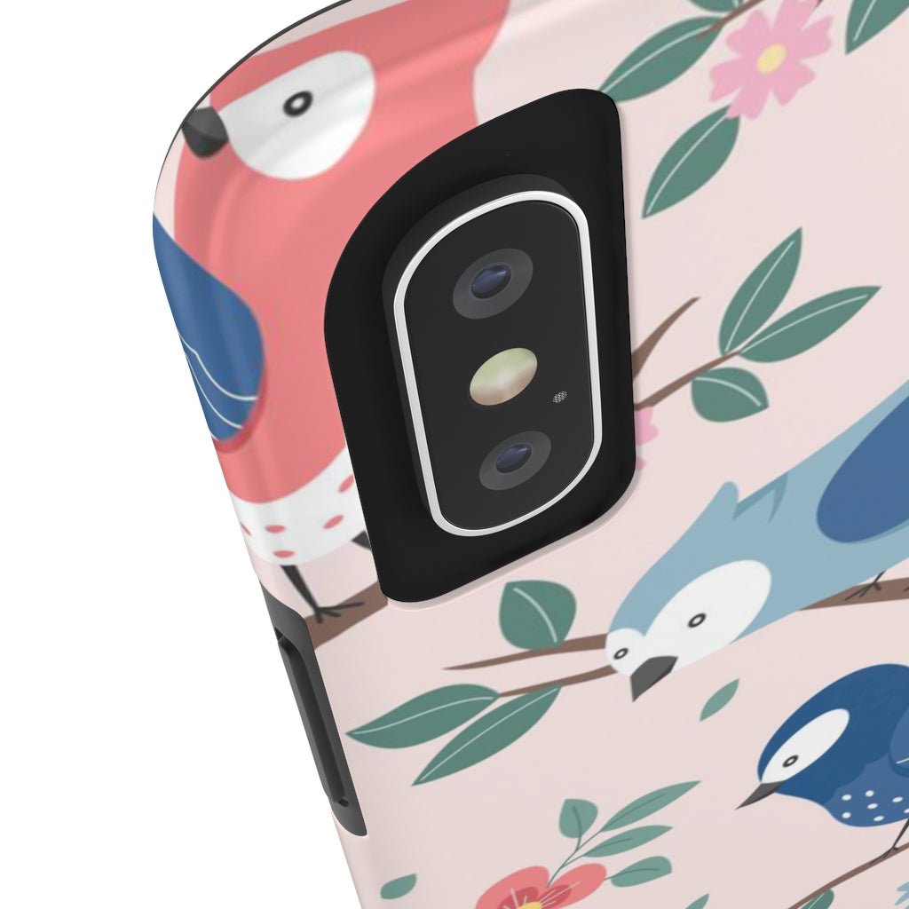 Beautiful Birds Tough Phone Case that's Super-Cute & Impact Resistant for iPhones & Samsung - We Love Your Gift