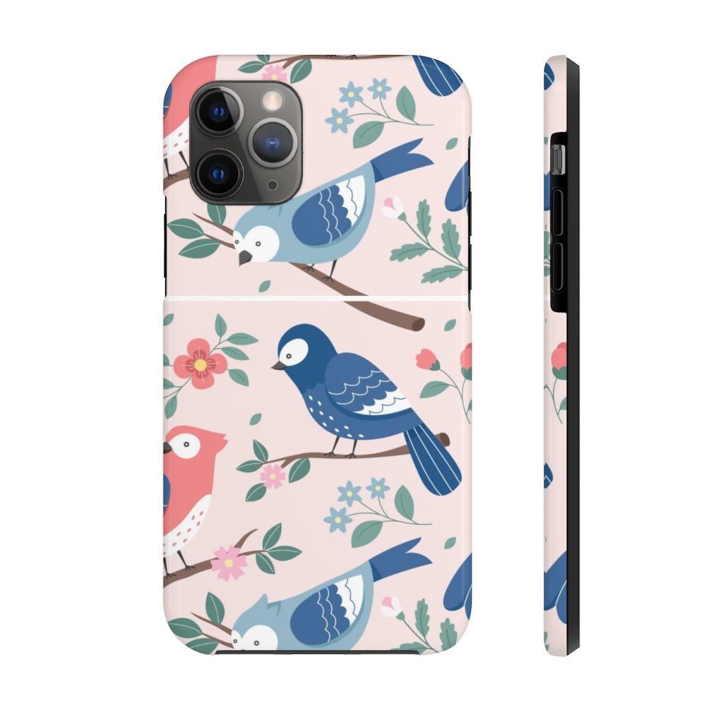 Beautiful Birds Tough Phone Case that's Super-Cute & Impact Resistant for iPhones & Samsung - We Love Your Gift