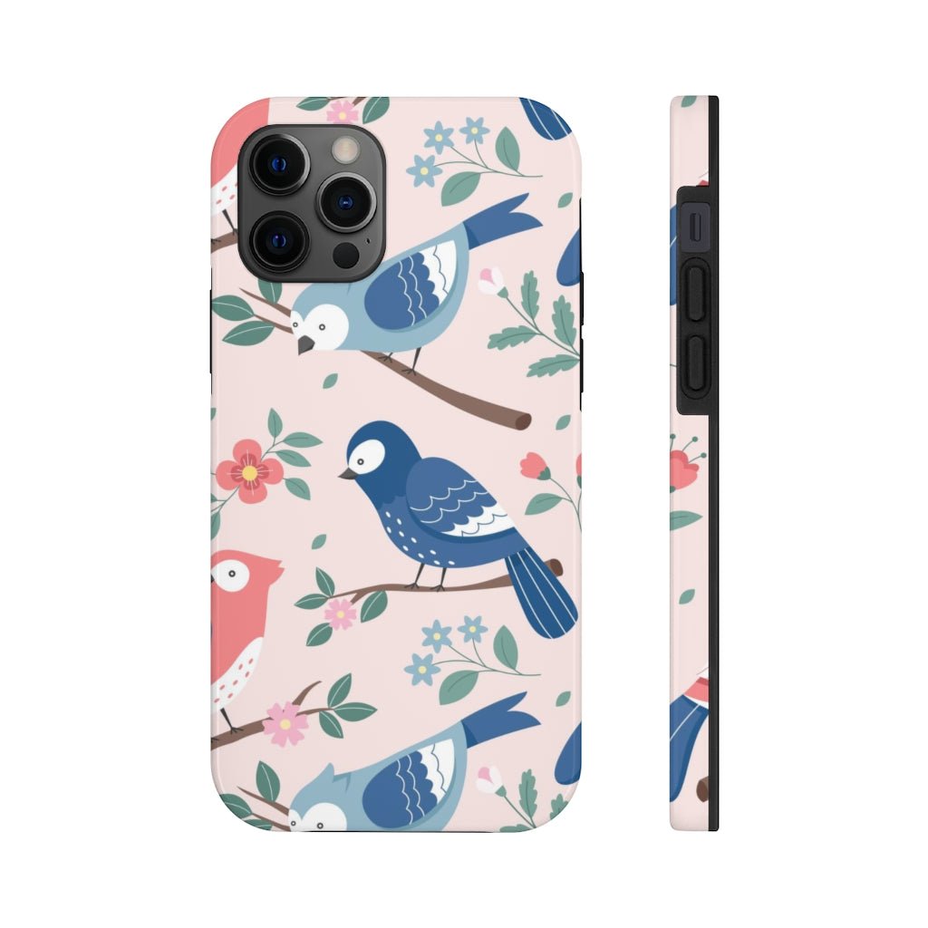 Beautiful Birds Tough Phone Case that's Super-Cute & Impact Resistant for iPhones & Samsung - We Love Your Gift