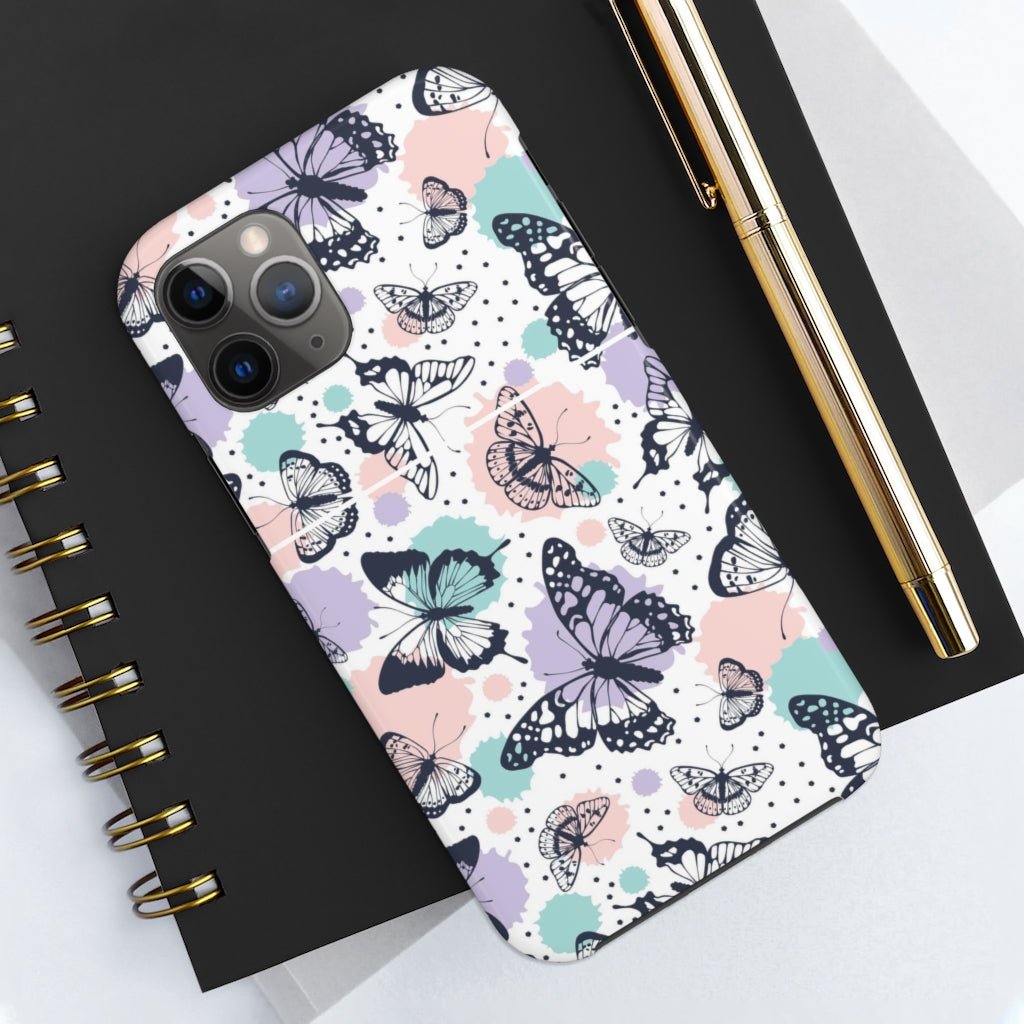 Beautiful Butterflies Tough Phone Case - Super-Cute & Impact Resistant for iPhones & Samsung - We Love Your Gift