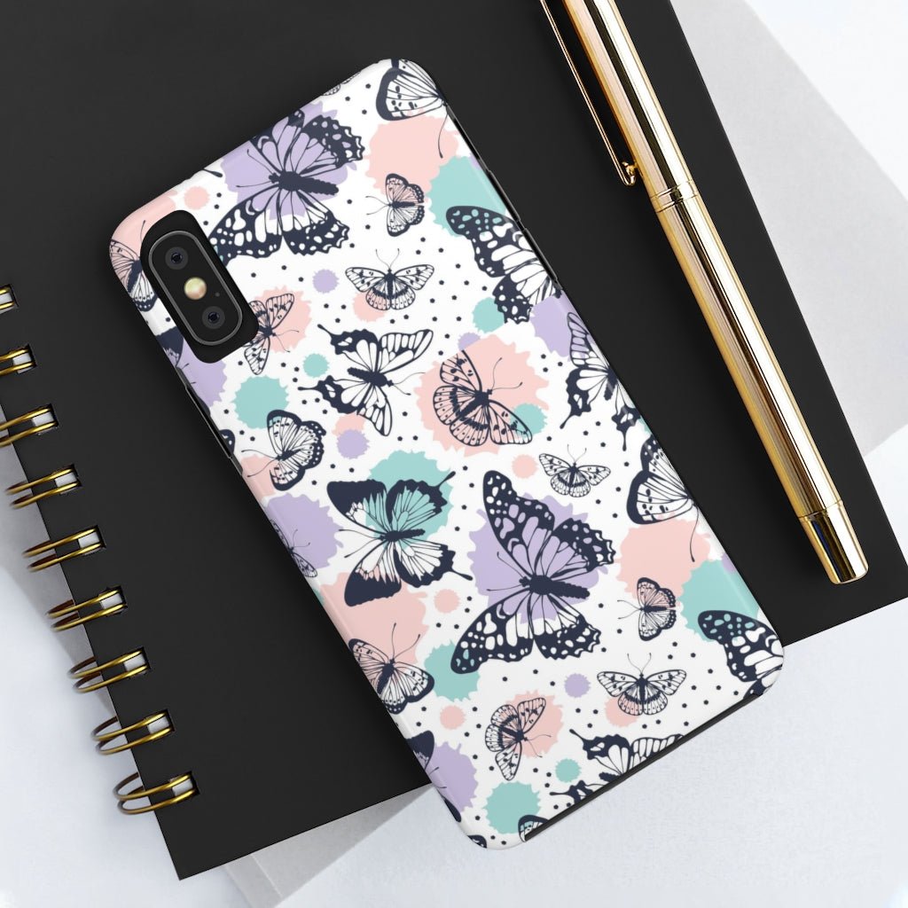 Beautiful Butterflies Tough Phone Case - Super-Cute & Impact Resistant for iPhones & Samsung - We Love Your Gift