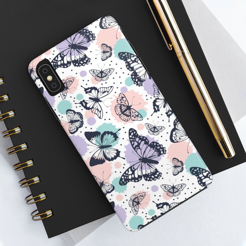 Beautiful Butterflies Tough Phone Case - Super-Cute & Impact Resistant for iPhones & Samsung - We Love Your Gift