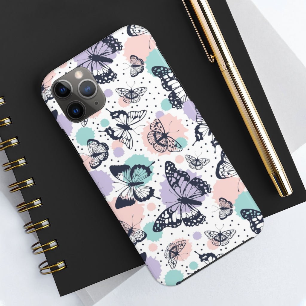 Beautiful Butterflies Tough Phone Case - Super-Cute & Impact Resistant for iPhones & Samsung - We Love Your Gift