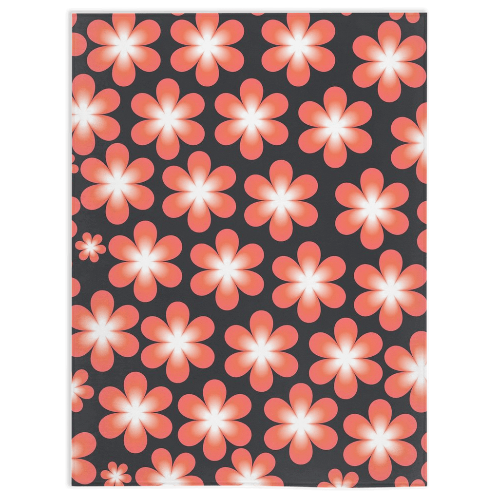 Beautiful Flower Minky Blankets - We Love Your Gift