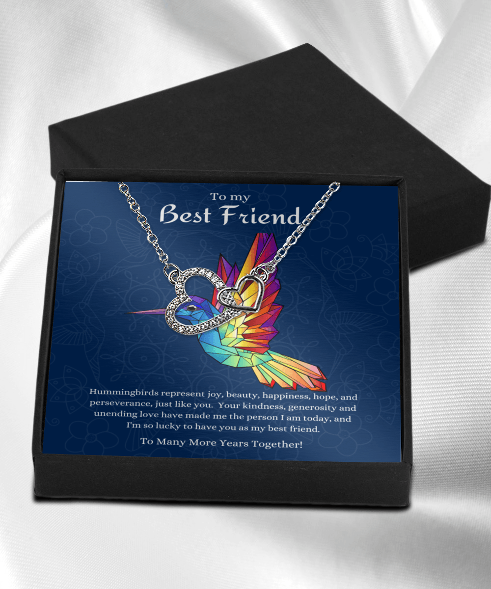 Best Friend Hummingbird Joy Necklace Gift Idea - We Love Your Gift