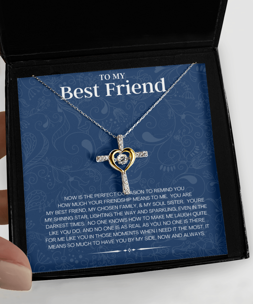 Best Friend Necklace Jewelry Gift Idea with Message Card - We Love Your Gift