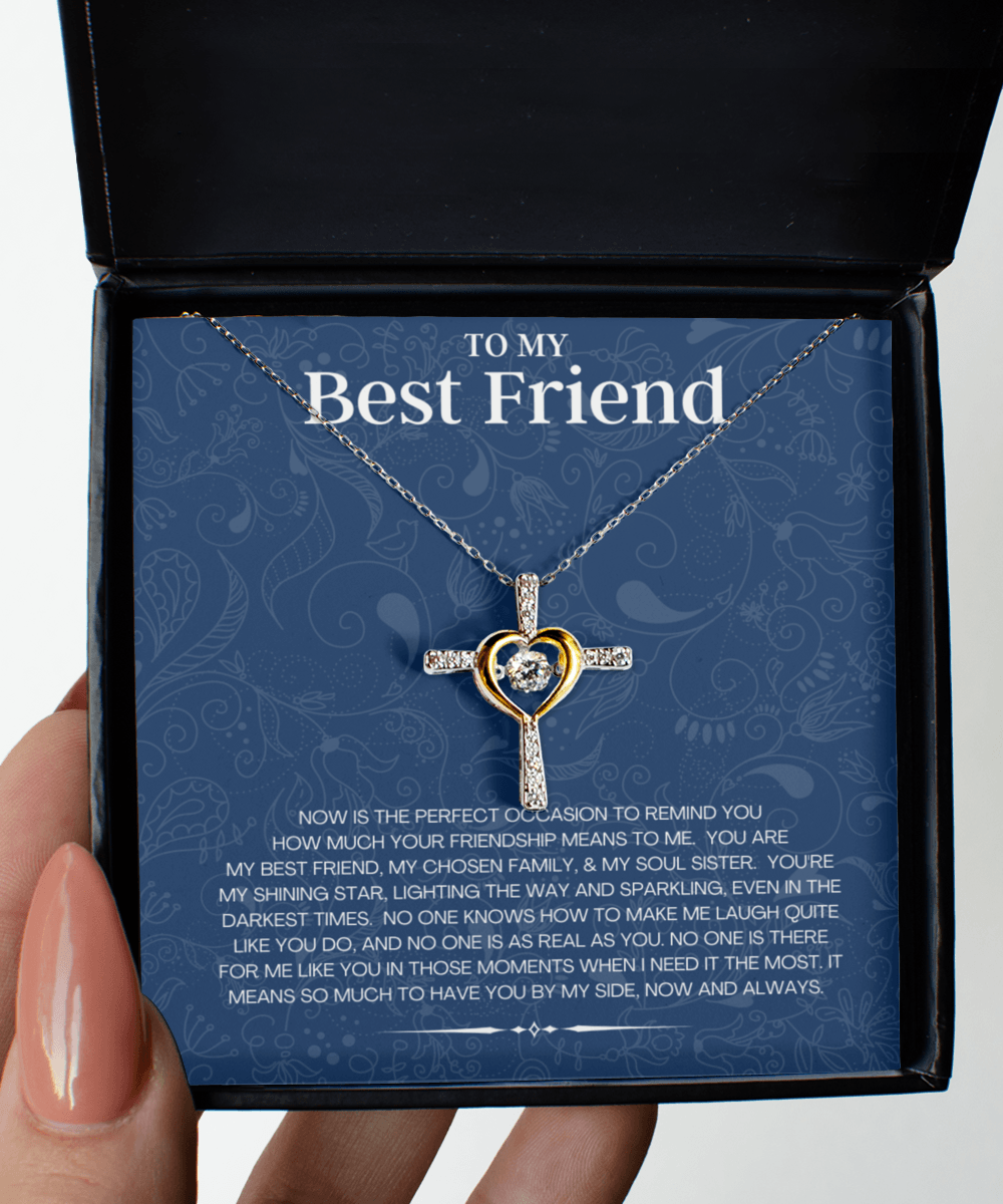 Best Friend Necklace Jewelry Gift Idea with Message Card - We Love Your Gift