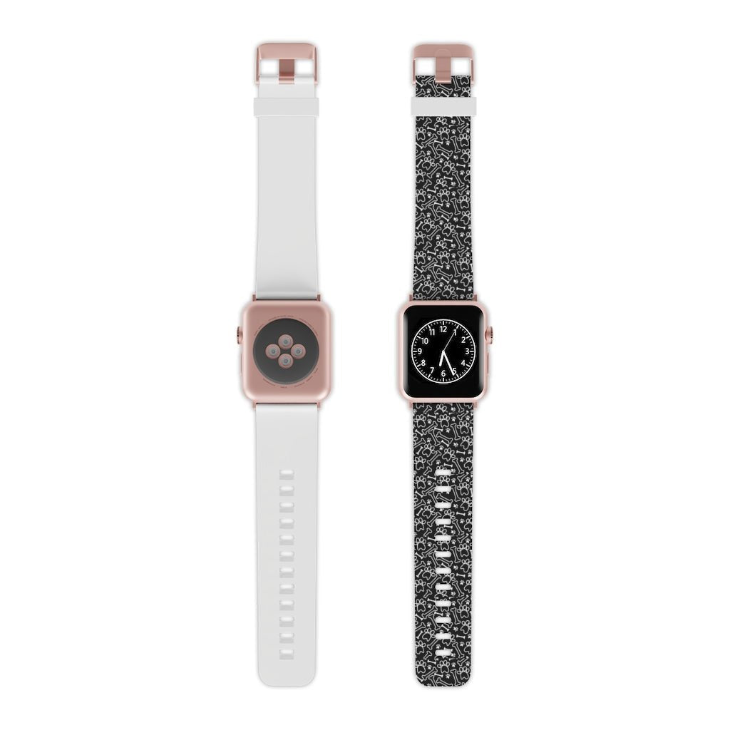 Black and White Dogs Apple Watch Band - We Love Your Gift